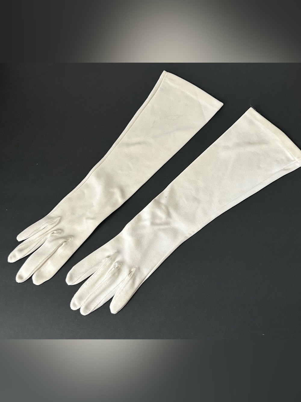 Elegant Long White Evening Gloves - Classic Women's Accessory